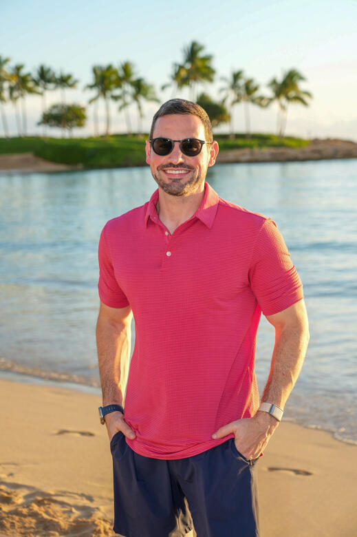 Matt in Ko Olina on Oahu, Hawaii