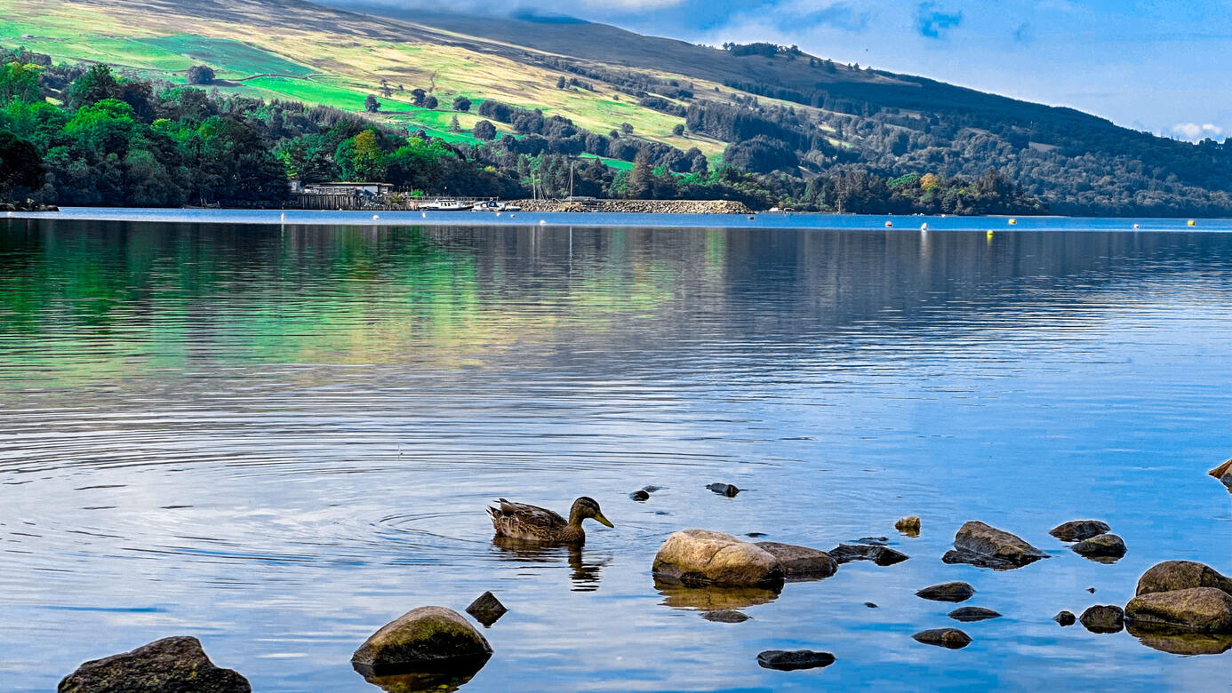 Loch Tay in Scotland, UK