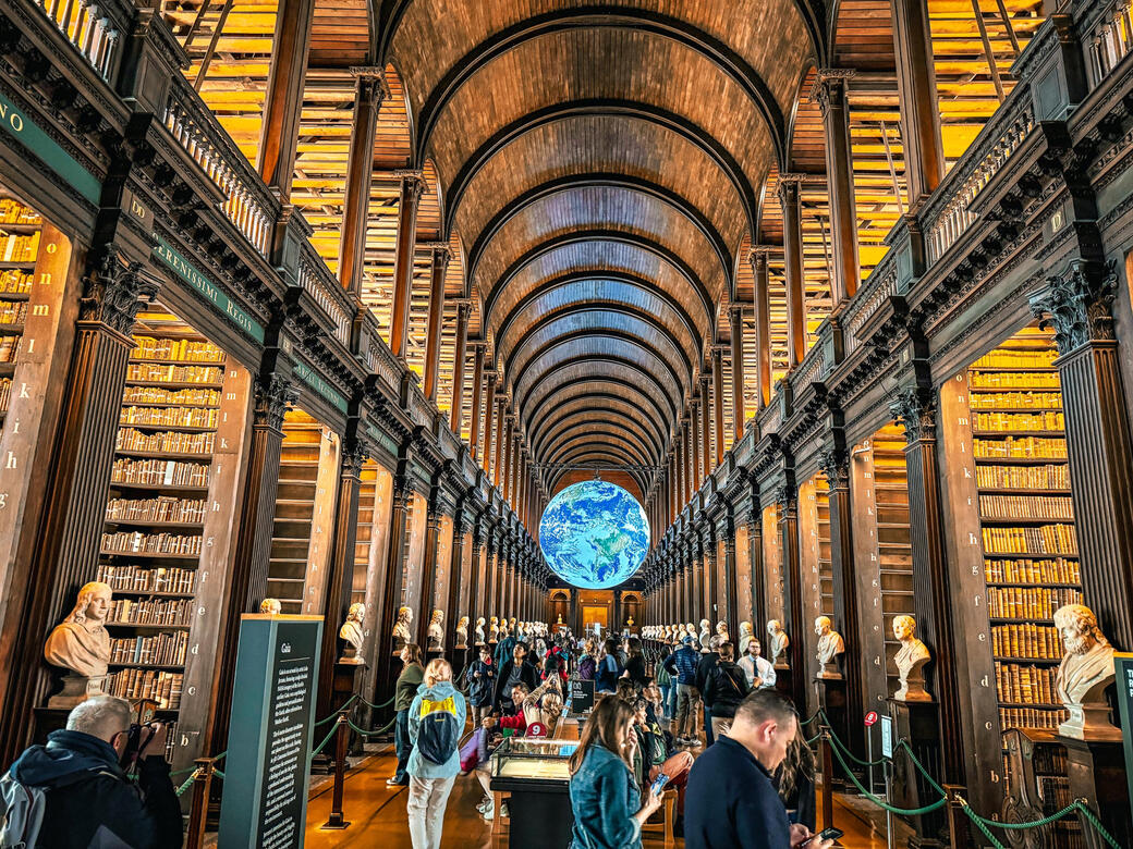 Library at Trinity College, Dublin, Ireland