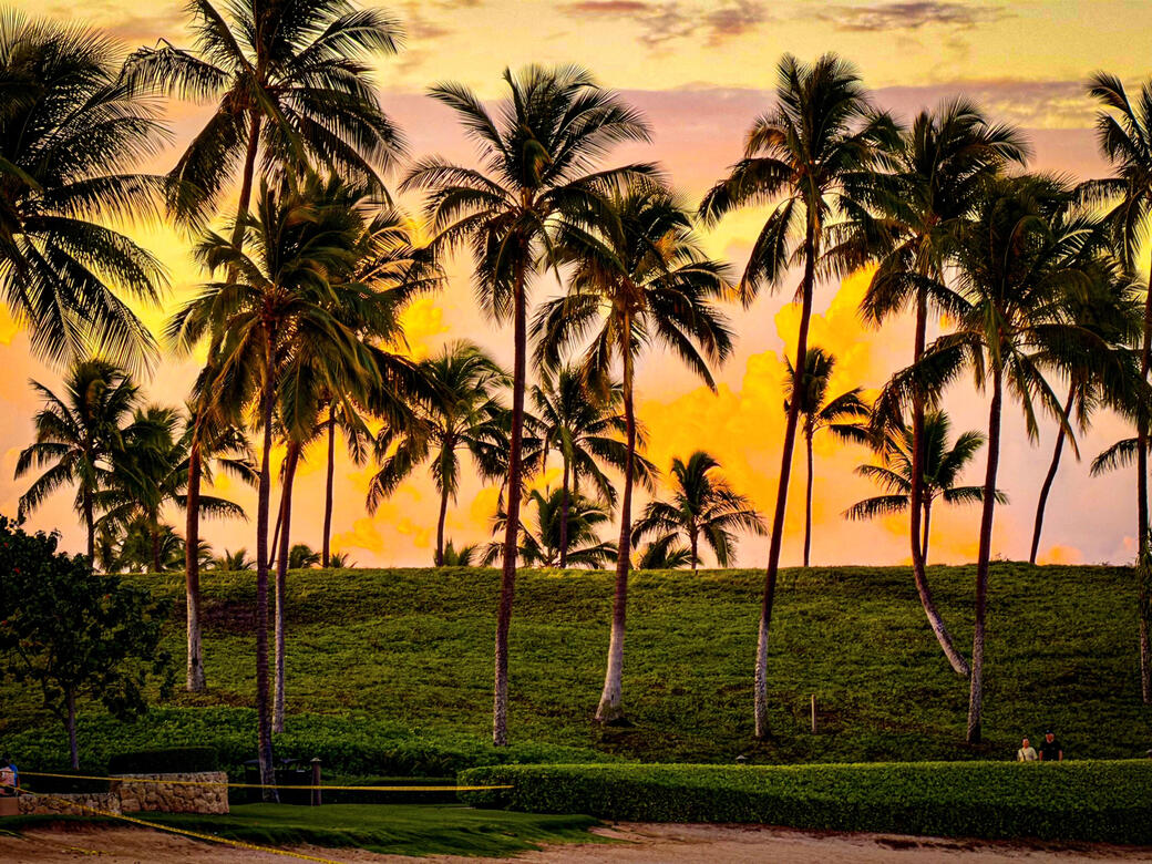 Sunrise in Ko Olina, Hawaii
