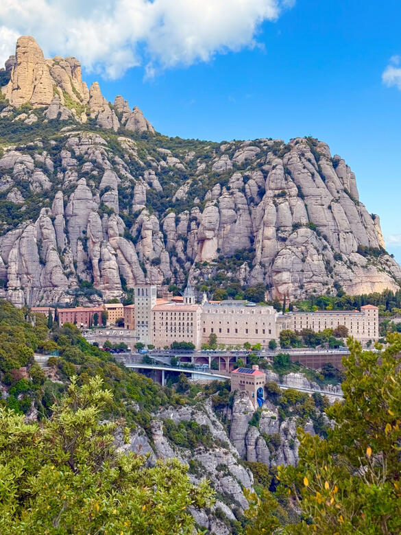 Montserrat Monastery outside of Barcelona, Spain